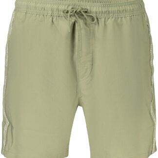 CALVIN KLEIN MEN'S GREEN BOTTOM SWIMSUIT