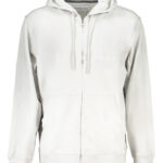CALVIN KLEIN MEN'S GRAY ZIP SWEATSHIRT