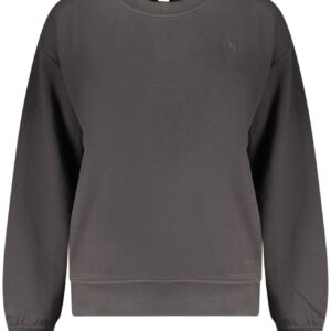 CALVIN KLEIN WOMEN'S BLACK ZIP-UP SWEATSHIRT
