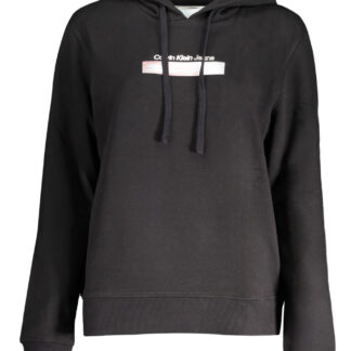 CALVIN KLEIN WOMEN'S ZIPLESS SWEATSHIRT BLACK