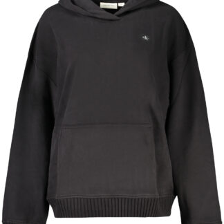 CALVIN KLEIN SWEATSHIRT WITHOUT ZIP WOMEN BLACK