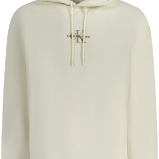 CALVIN KLEIN MEN'S ZIP-UP SWEATSHIRT WHITE