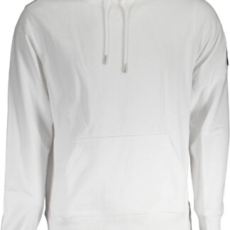 CALVIN KLEIN MEN'S ZIP-UP SWEATSHIRT WHITE