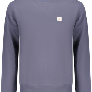 CALVIN KLEIN MEN'S BLUE ZIP-UP SWEATSHIRT