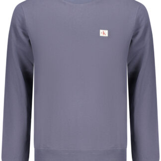 CALVIN KLEIN MEN'S BLUE ZIP-UP SWEATSHIRT