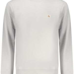 CALVIN KLEIN MEN'S GRAY ZIP-UP SWEATSHIRT