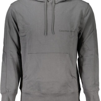 CALVIN KLEIN MEN'S GRAY ZIPLESS SWEATSHIRT