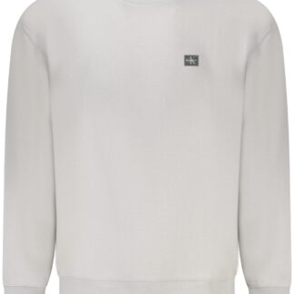 CALVIN KLEIN MEN'S ZIP-UP SWEATSHIRT GREY