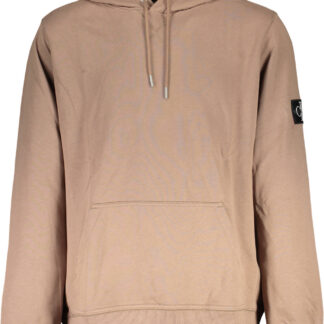 CALVIN KLEIN SWEATSHIRT WITHOUT ZIP MAN BROWN