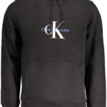 CALVIN KLEIN MEN'S BLACK ZIP-UP SWEATSHIRT
