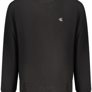 CALVIN KLEIN MEN'S BLACK ZIP-UP SWEATSHIRT