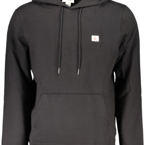 CALVIN KLEIN MEN'S BLACK ZIP-UP SWEATSHIRT