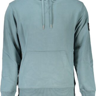 CALVIN KLEIN MEN'S GREEN ZIPLESS SWEATSHIRT