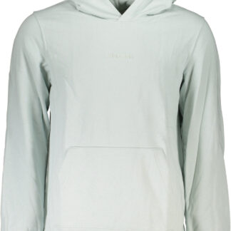 CALVIN KLEIN MEN'S GREEN ZIPLESS SWEATSHIRT