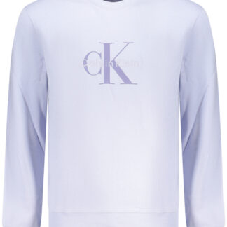 CALVIN KLEIN MEN'S PURPLE ZIP-UP SWEATSHIRT
