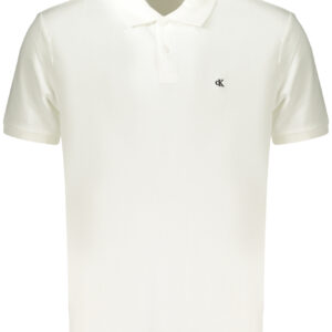 CALVIN KLEIN MEN'S SHORT-SLEEVE POLO SHIRT WHITE