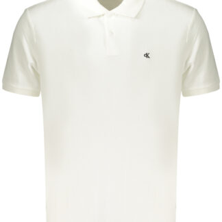 CALVIN KLEIN MEN'S SHORT-SLEEVE POLO SHIRT WHITE