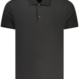 CALVIN KLEIN MEN'S SHORT-SLEEVE POLO SHIRT BLACK