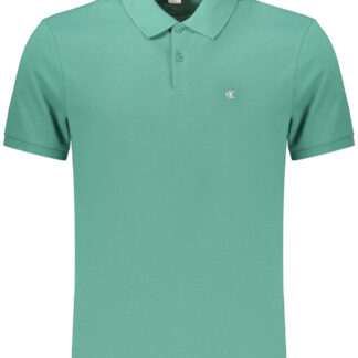 CALVIN KLEIN MEN'S SHORT-SLEEVE POLO SHIRT GREEN