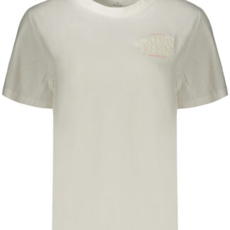 CALVIN KLEIN WOMEN'S SHORT-SLEEVE T-SHIRT WHITE