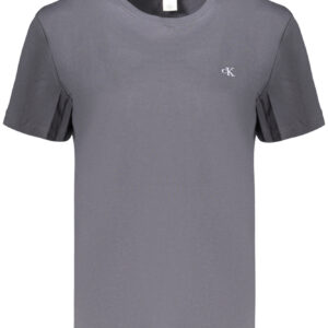 CALVIN KLEIN WOMEN'S SHORT-SLEEVE T-SHIRT GREY