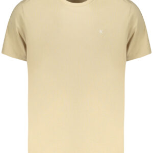 CALVIN KLEIN MEN'S SHORT-SLEEVE T-SHIRT BEIGE