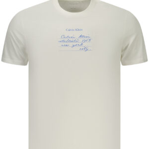 CALVIN KLEIN MEN'S SHORT-SLEEVE T-SHIRT WHITE