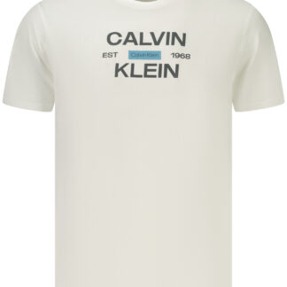 CALVIN KLEIN MEN'S SHORT-SLEEVE T-SHIRT WHITE
