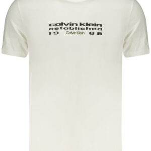CALVIN KLEIN MEN'S SHORT-SLEEVE T-SHIRT WHITE