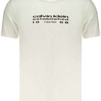 CALVIN KLEIN MEN'S SHORT-SLEEVE T-SHIRT WHITE