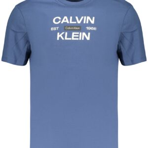 CALVIN KLEIN MEN'S SHORT-SLEEVE T-SHIRT BLUE