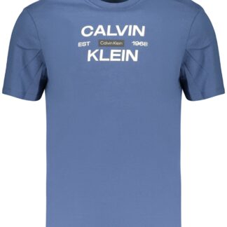CALVIN KLEIN MEN'S SHORT-SLEEVE T-SHIRT BLUE