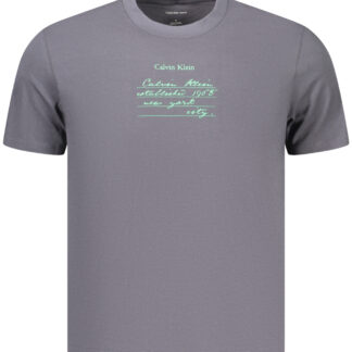 CALVIN KLEIN MEN'S SHORT-SLEEVE T-SHIRT GREY