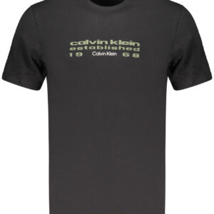 CALVIN KLEIN MEN'S SHORT-SLEEVE T-SHIRT BLACK