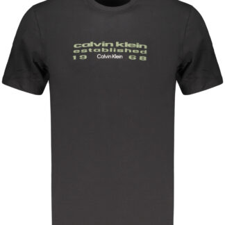 CALVIN KLEIN MEN'S SHORT-SLEEVE T-SHIRT BLACK