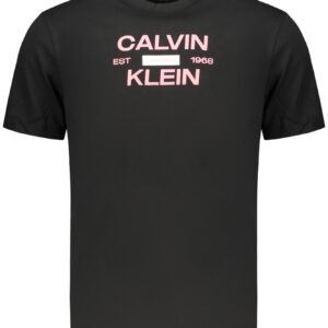 CALVIN KLEIN MEN'S SHORT-SLEEVE T-SHIRT BLACK