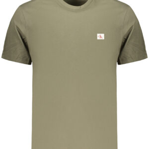 CALVIN KLEIN MEN'S SHORT-SLEEVED T-SHIRT GREEN