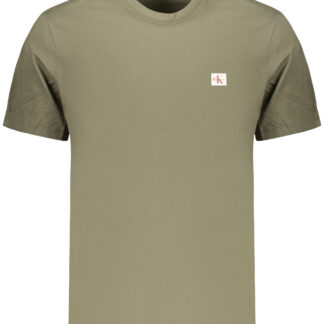 CALVIN KLEIN MEN'S SHORT-SLEEVED T-SHIRT GREEN