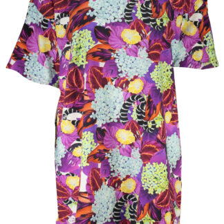 CAVALLI CLASS WOMEN'S SHORT DRESS PURPLE