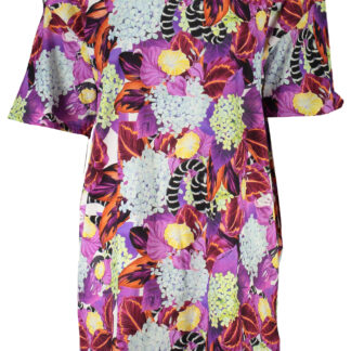 CAVALLI CLASS WOMEN'S SHORT DRESS PURPLE