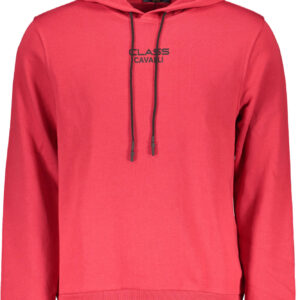 CAVALLI CLASS SWEATSHIRT WITHOUT ZIP MAN RED