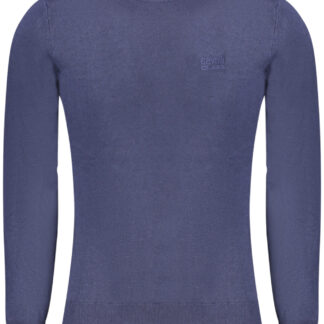 CAVALLI CLASS MEN'S BLUE SWEATER