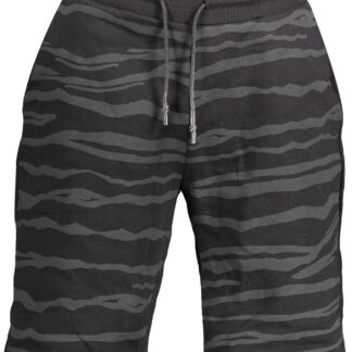 CAVALLI CLASS MEN'S BERMUDA PANTS BLACK
