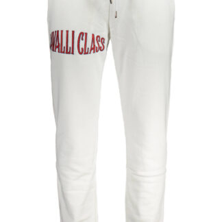 CAVALLI CLASS WHITE MEN'S TROUSERS