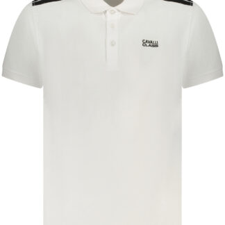 CAVALLI CLASS POLO SHORT SLEEVES MEN WHITE