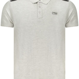 CAVALLI CLASS POLO SHORT SLEEVES MEN GREY