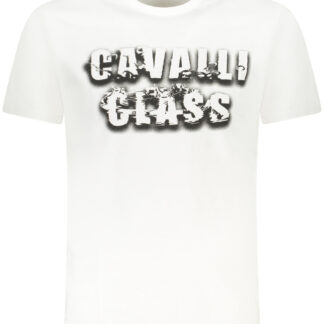 CAVALLI CLASS SHORT SLEEVE T-SHIRT MEN WHITE