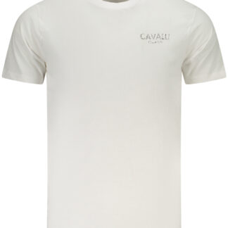 CAVALLI CLASS SHORT SLEEVE T-SHIRT MEN WHITE