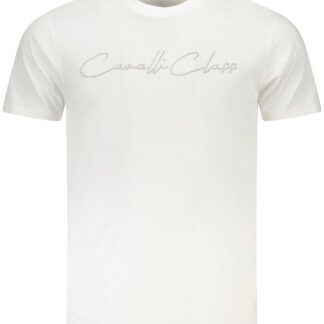 CAVALLI CLASS SHORT SLEEVE T-SHIRT MEN WHITE