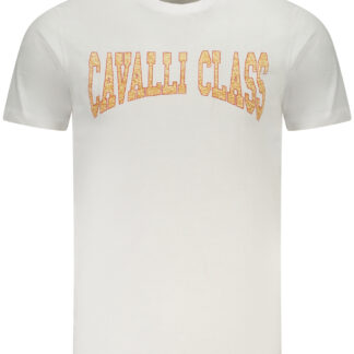 CAVALLI CLASS SHORT SLEEVE T-SHIRT MEN WHITE